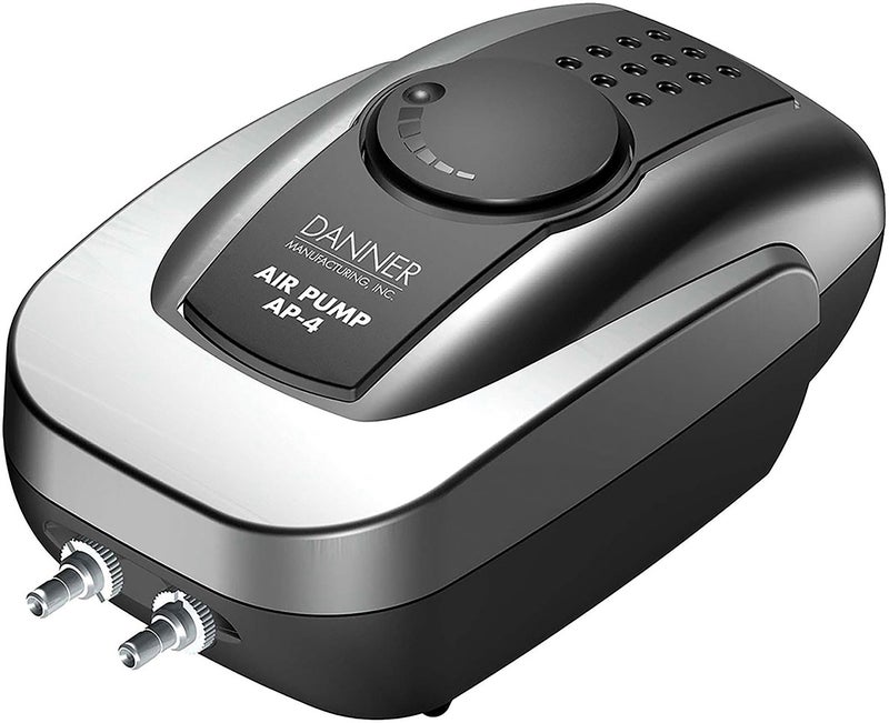 Danner Manufacturing, Inc., Supreme Oxy-Flo AP- 4, Low Volume Air Pump for Aquariums, 06404